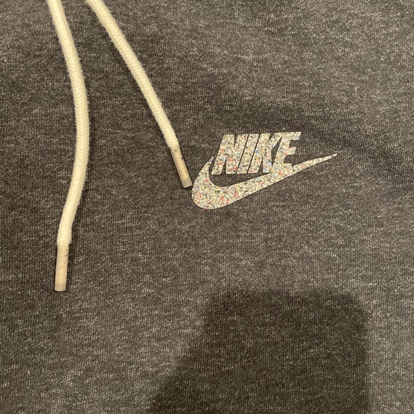 Nike Grey Sportswear Fleece Sweatshirt Hoodie Men’s Size X-Large - Picture 8 of 11